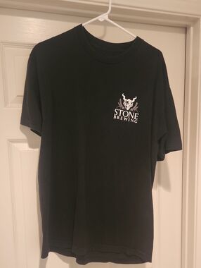 Stone Brewing Black Logo Men’s T-Shirt